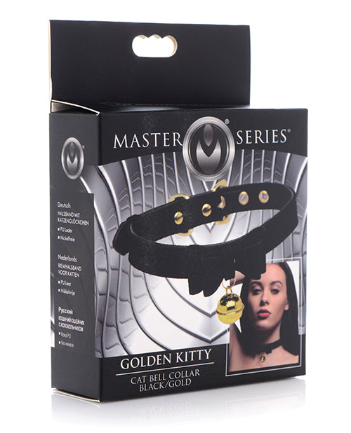 Golden Kitty Cat Bell Collar - featured product image.