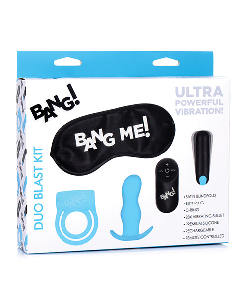 Bang! Duo Blast Remote Control Kit - Blue: Ultimate Pleasure Combo