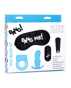 Bang! Duo Blast Remote Control Kit - Blue: Ultimate Pleasure Combo - Featured Product Image
