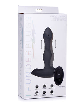 ThunderPlugs Silicone Vibrating & Thrusting Plug 🖤 - Featured Product Image