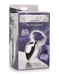 Plug anal Booty Sparks Amethyst Heart: elegancia opulenta y deleite sensual