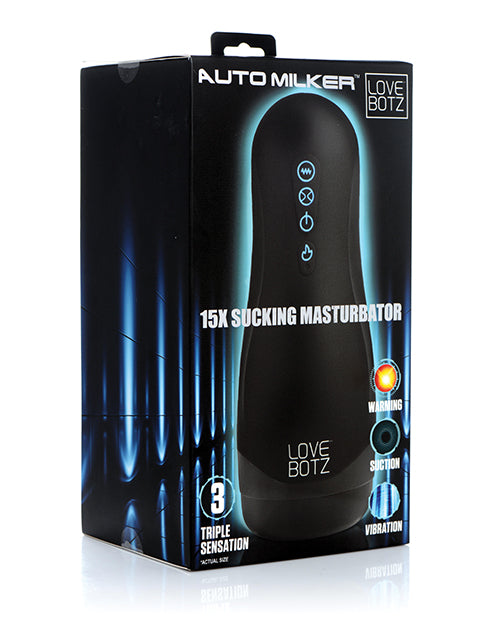 LoveBotz Auto Milker 15x Masturbador de succión: tu puerta de entrada al éxtasis - featured product image.