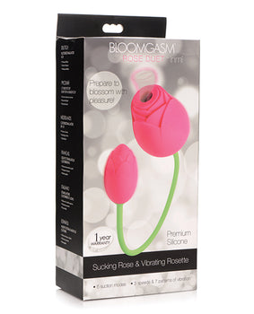 Inmi Bloomgasm 5X Suction Rose Duet - Rosa: placer dual y deleite sensorial - Featured Product Image