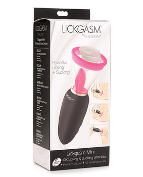 Inmi Shegasm Lickgasm Mini 10X Stimulator - Black/Pink - Featured Product Image