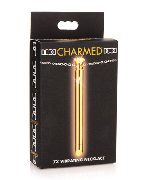 Collar con vibración Charmed 7x: placer a la moda mientras viajas Product Image.