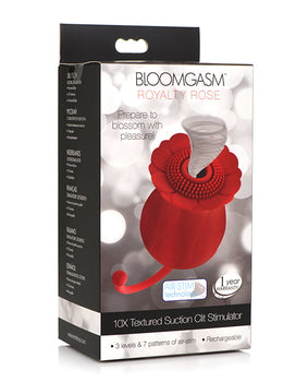 Inmi Royalty Rose Suction & Clit Stimulator - Red - Featured Product Image