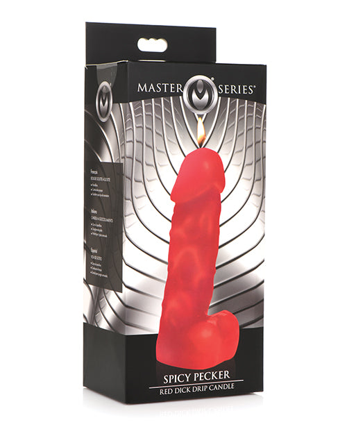 Shop for the Master Series Spicy Pecker Dick Drip Candle - Red at My Ruby Lips