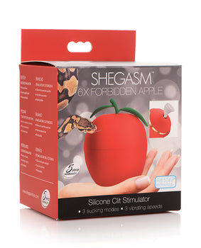 Shegasm 6X Forbidden Apple Clit Stimulator - Dual Stimulation, Premium Silicone, Waterproof - Featured Product Image