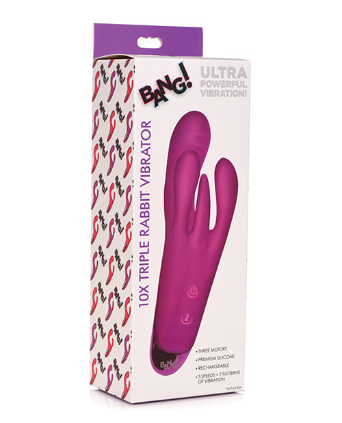 Bang! Triple Rabbit Vibrator - The Ultimate Triple Stimulation Experience - featured product image.
