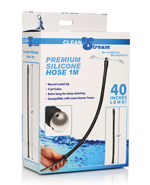 Clean Stream 40" Long 1" Premium Silicone Hose for Deep Cleaning Product Image.