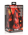 Creature Cocks Hell Kiss Lenguas retorcidas Consolador de silicona: Placer diabólicamente delicioso