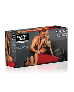 Bedroom Bliss XL Love Cushion - Red: Elevate Your Intimate Moments