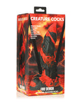 Creature Cocks Fire Demon Silicone Dildo: Ignite Your Passion