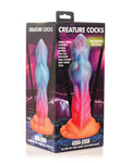 Creature Cocks Consolador de silicona Aqua-Cock que brilla en la oscuridad