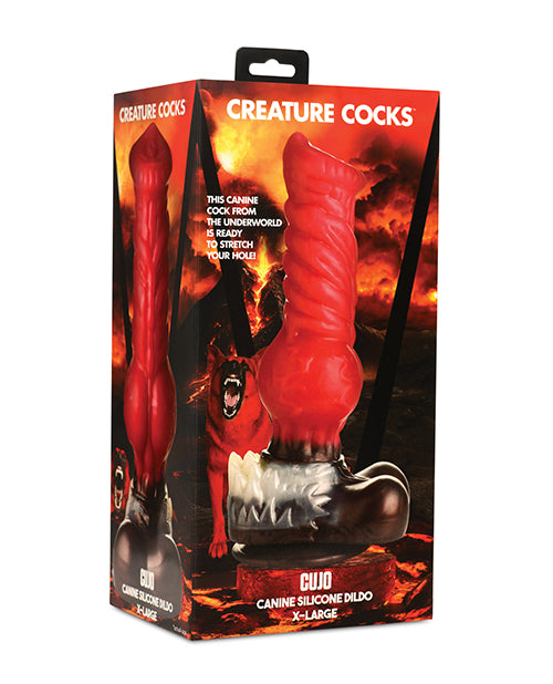 Shop for the Creature Cocks Cujo Canine Silicone Dildo - Unleash Your Wild Desires! at My Ruby Lips