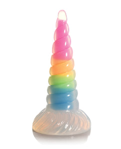 Rainbow Glow Silicone Dildo - Illuminate Your Intimacy