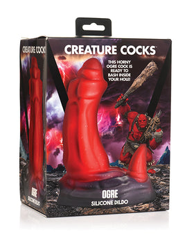 Creature Cocks Ogre Silicone Dildo - Red - Featured Product Image