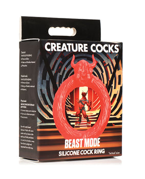 Creature Cocks Beast Mode Red Silicone Cock Ring - Featured Product Image