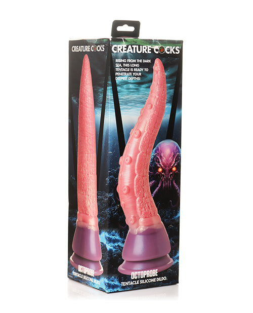 Creature Cocks Octoprobe Tentacle Silicone Dildo - Pink/Purple - featured product image.