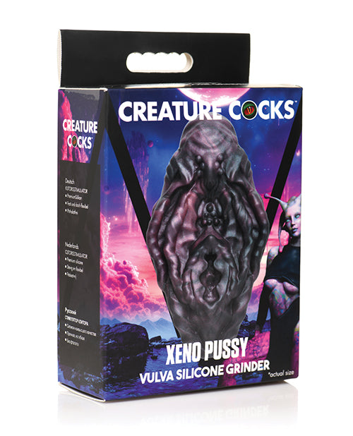 Creature Cocks Xeno Pussy Vulva Silicone Grinder - Multi Color - featured product image.