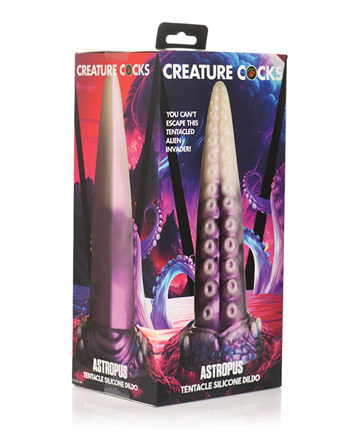 Shop for the Astropus Tentacle Silicone Dildo - Purple/White at My Ruby Lips