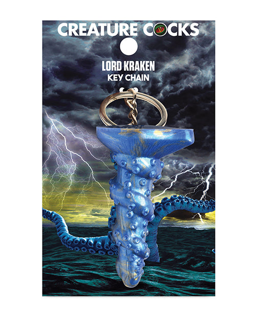 Blue Lord Kraken Silicone Key Chain - featured product image.
