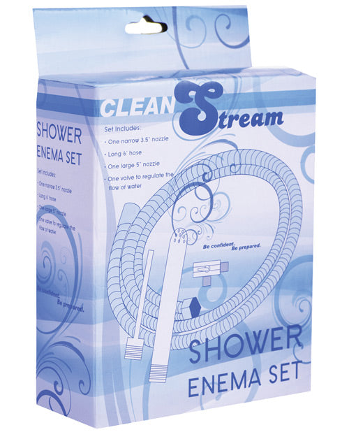 Sistema de ducha de metal CleanStream Deluxe: actualización definitiva de enema Product Image.