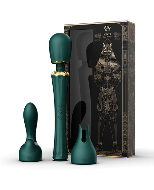 Shop for the ZALO Kyro Wand: Turquoise Green - Unrivaled Power & Elegance at My Ruby Lips