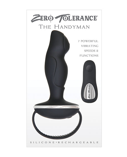 Zero Tolerance Handyman Black: estimulador definitivo del punto P - featured product image.