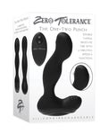 Zero Tolerance The One-Two Punch Prostate Massager in Black