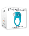 Zero Tolerance Teal Tickler Vibrating Cock Ring