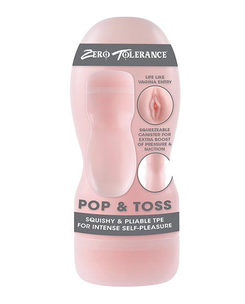 Zero Tolerance Pop & Toss Stroker - Light: donde la sensación se encuentra con el deseo - featured product image.