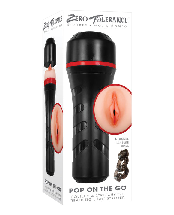 Zero Tolerance Pop On The Go Stroker: The Ultimate Pleasure Experience Product Image.