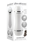 Zero Tolerance Double Dip Stroker in White: Your Ultimate Pleasure Companion