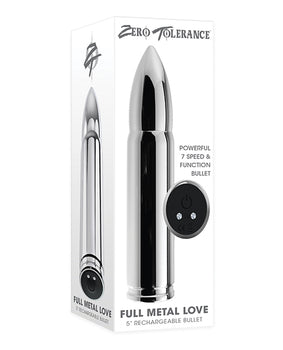 "Chrome 7-Speed Vibrating Alloy Bullet: Intense Pleasure Powerhouse" - Featured Product Image