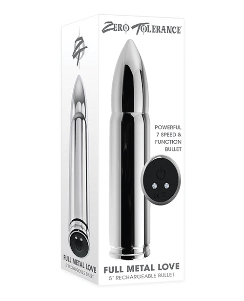 "Bala de aleación vibratoria cromada de 7 velocidades: potencia de placer intenso" - featured product image.