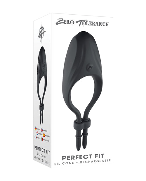 Anillo para pene negro Zero Tolerance Perfect Fit - featured product image.