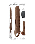 Extensor de pene con vibración Zero Tolerance Big Boy Dark con control remoto