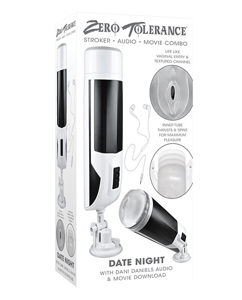 Zero Tolerance Dani Daniels Date Night Stroker en blanco - featured product image.