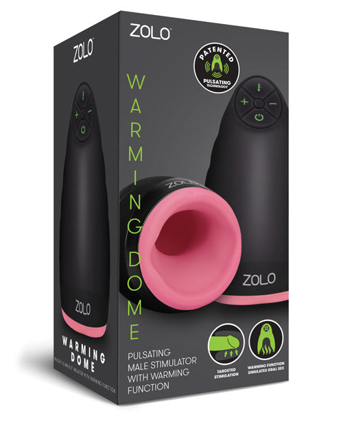 Zolo Pulsating Warming Dome: Lo último en estimulador de placer masculino Product Image.