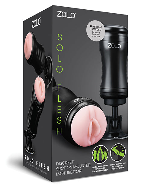 Zolo Solo Flesh: Ultimate Hands-Free Masturbator Product Image.