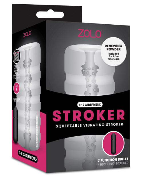 ZOLO Girlfriend Vibrating Stroker: Paquete de placer definitivo Product Image.