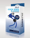 Blue ZOLO Vibrating Cock Ring & Lasso: A Journey of Sensual Discovery