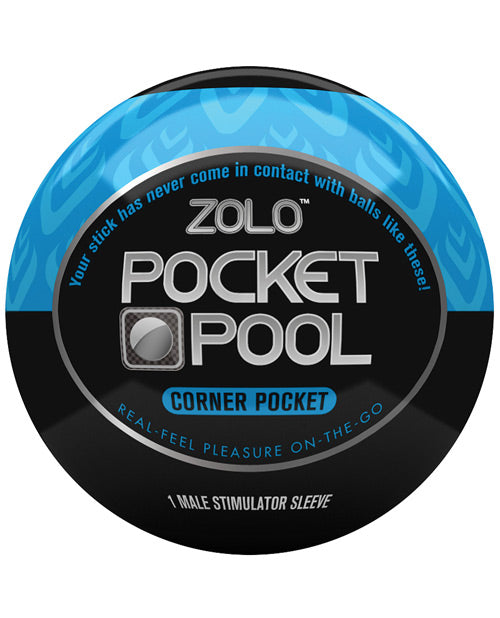 Zolo Pocket Pool Corner Pocket: la mejor experiencia de estimulador masculino Product Image.