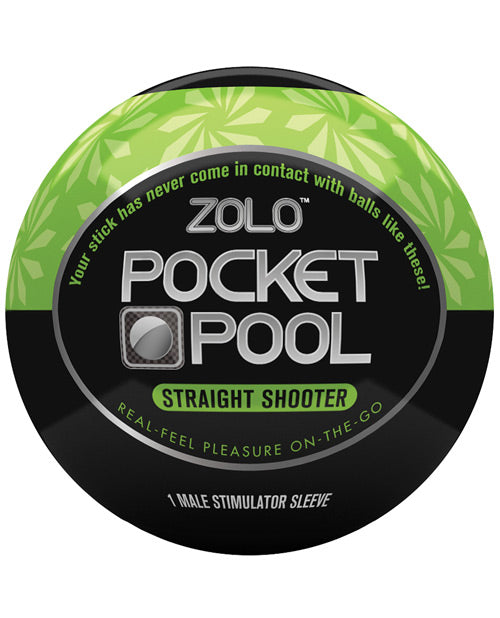 Zolo Pocket Pool Straight Shooter Male Stimulator Sleeve - featured product image.